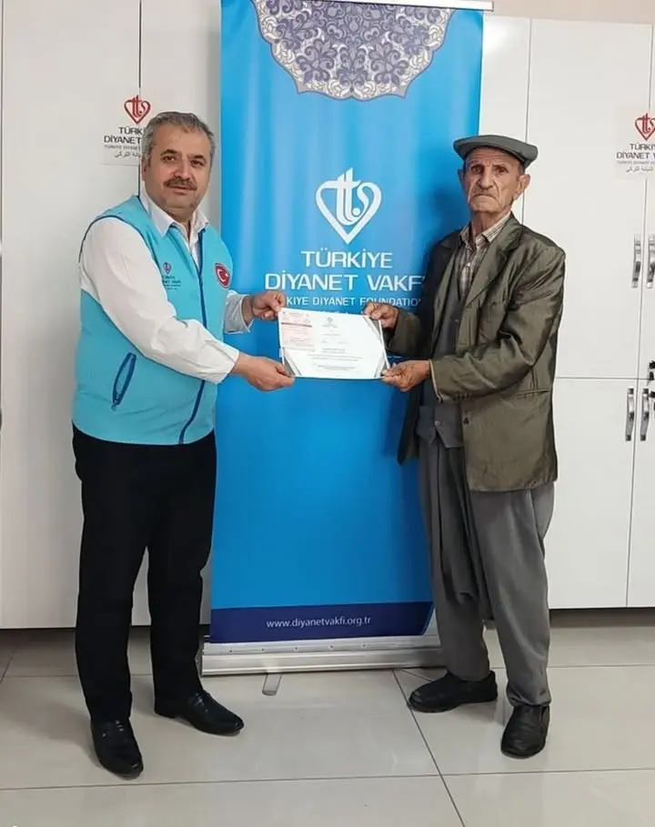 Türkiye Diyanet Vakfı Kâhta Şubesi'nden Kıymetli Kurban Bağışı