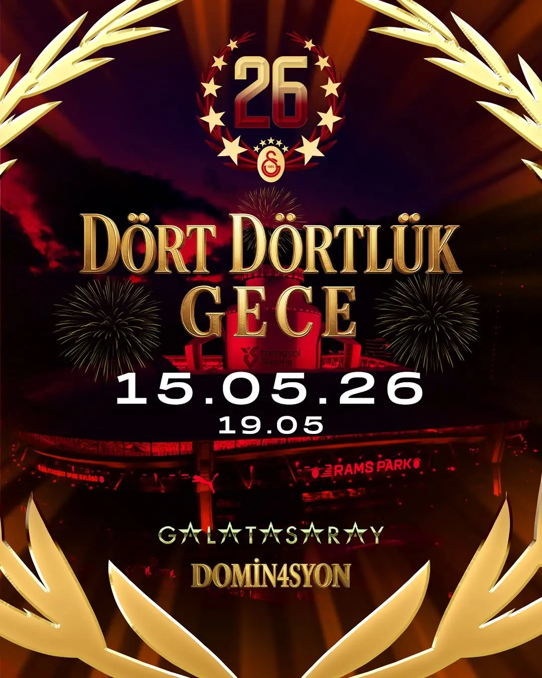 Galatasaray Spor Kulübü: Dört Dörtlük Gece'nin Biletleri Satışta!