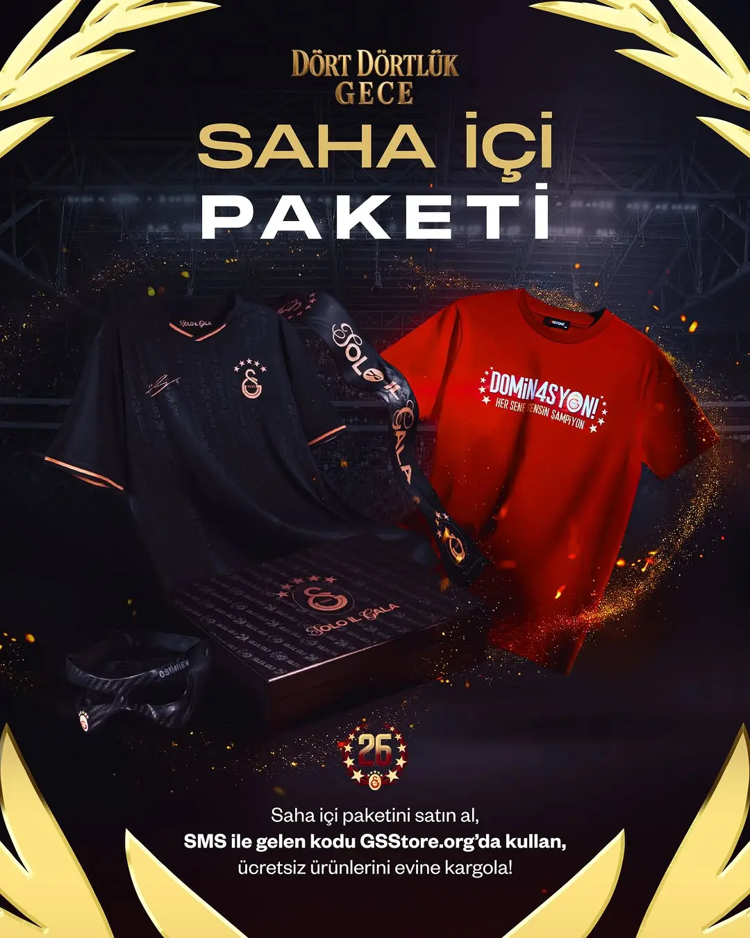 Galatasaray'dan Özel Şampiyonluk Kutlama Fırsatı!