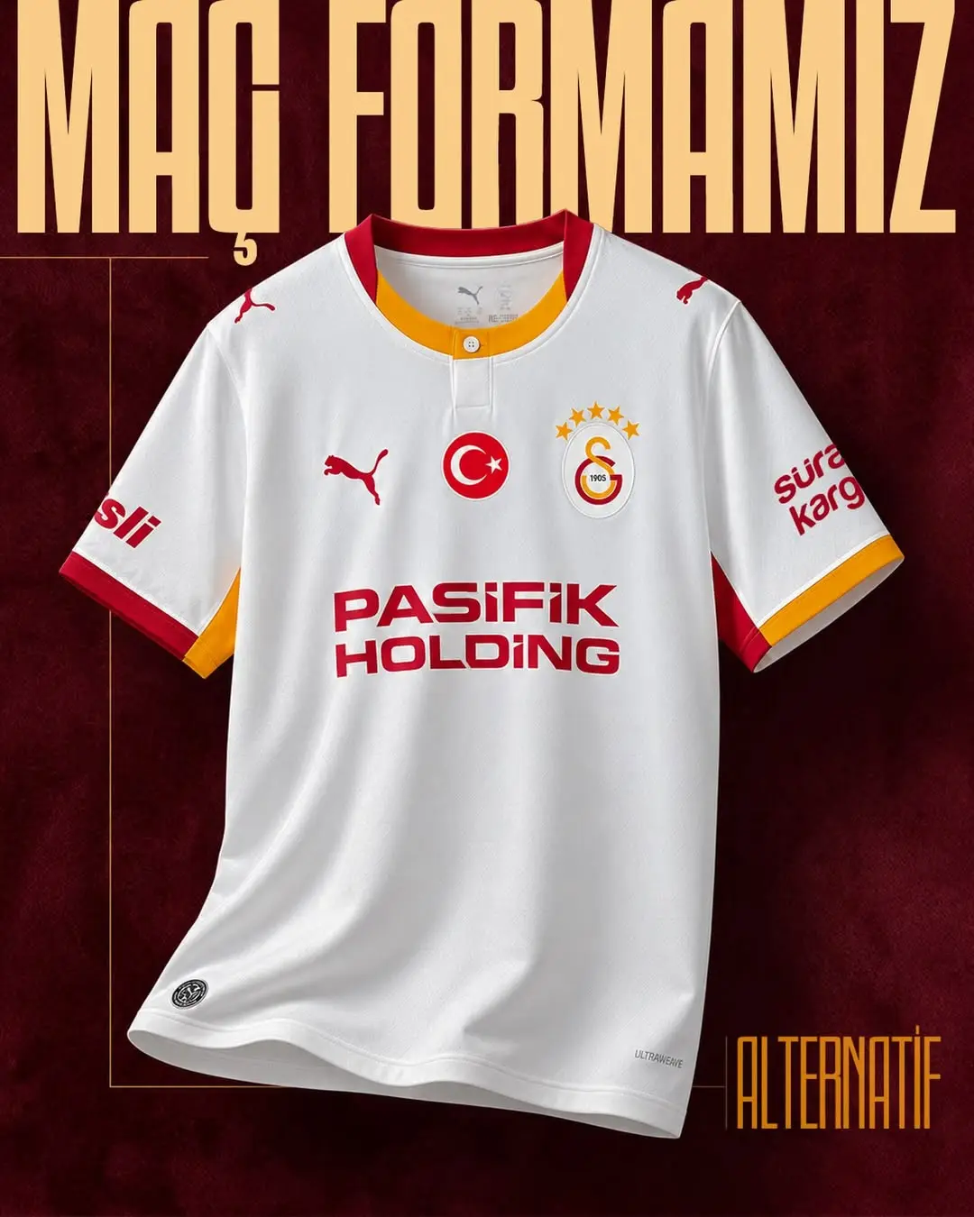 Galatasaray, Başakşehir FK Maçına Alternatif Formayla Çıkacak