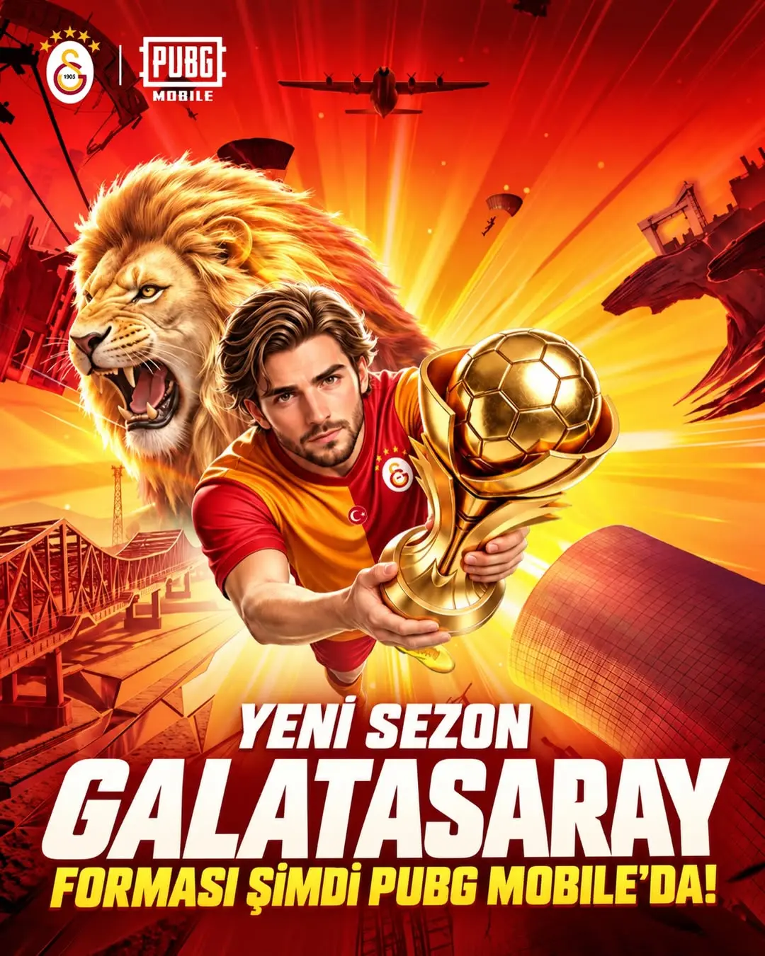 Galatasaray'ın Yeni Sezon Forması PUBG MOBILE'da Ücretsiz!