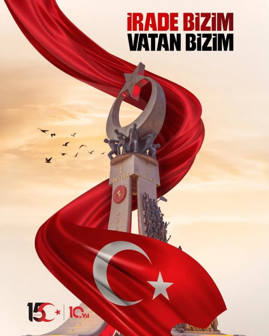 Adalet Bakanlığı'ndan 15 Temmuz Demokrasi ve Millî Birlik Günü Kutlaması