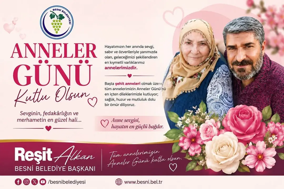 Besni Belediyesi'nden Anneler Günü Kutlaması