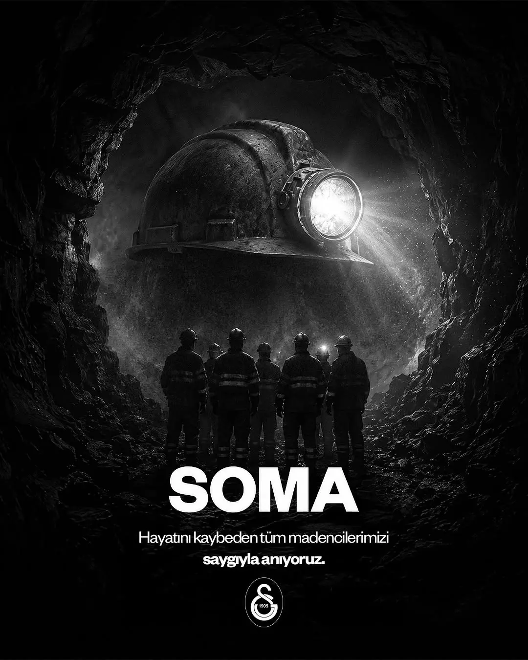 Soma Madencileri Unutulmadı: Galatasaray Spor Kulübü'nden Anma Mesajı