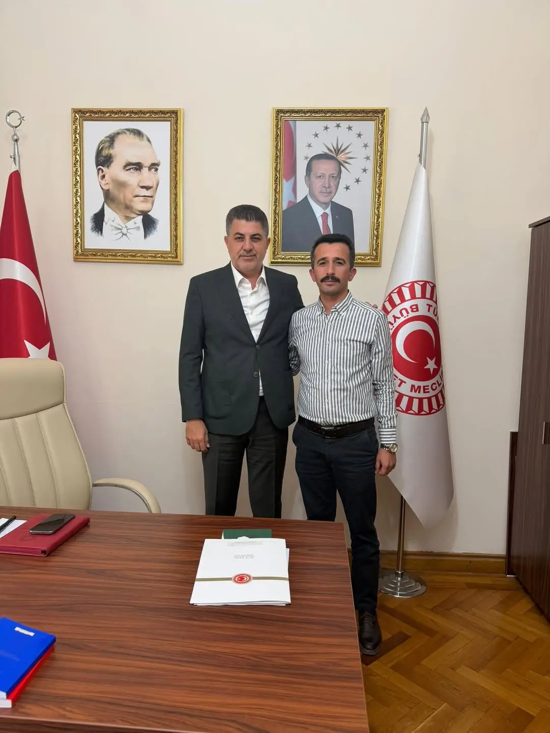 TBMM Başkanlık Divan Katip Üyesi Doç. Dr. İshak Şan'ın Değerli Ziyareti Hakkındaki Teşekkürü