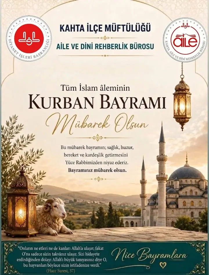 Kahta Müftülüğü'nden Önemli Açıklama