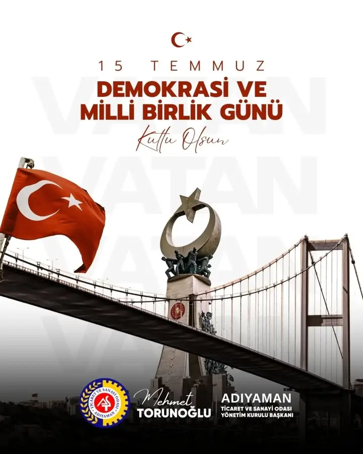 15 Temmuz Demokrasi ve Millî Birlik Günü Mesajı