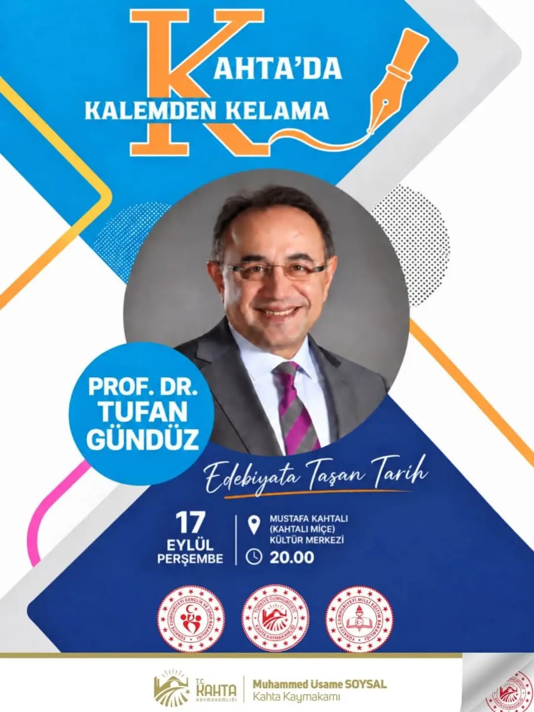 Kahta’da Kalemden Kelama Etkinliği Başlıyor