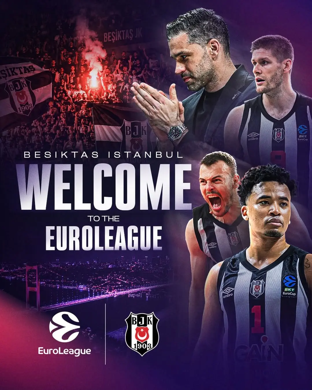 Beşiktaş Basketbol EuroLeague'ye Katılıyor!