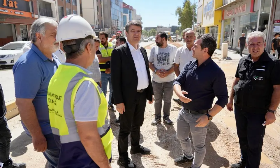 Adıyaman Belediyesi'nin Altyapı Çalışmaları Hız Kesmeden Devam Ediyor