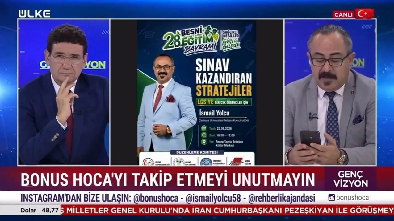 Ülke TV’de 28. Besni Eğitim Bayramı Heyecanı