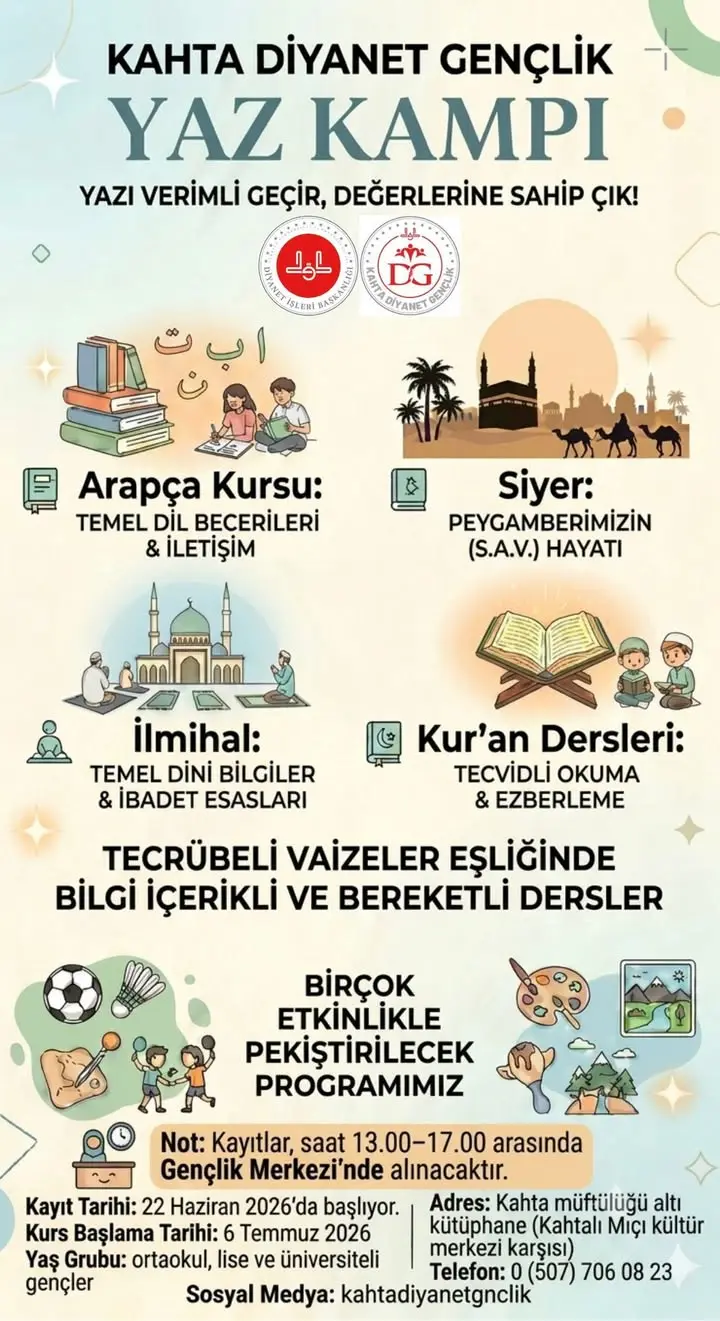 Kahta Müftülüğü'nden Önemli Paylaşım