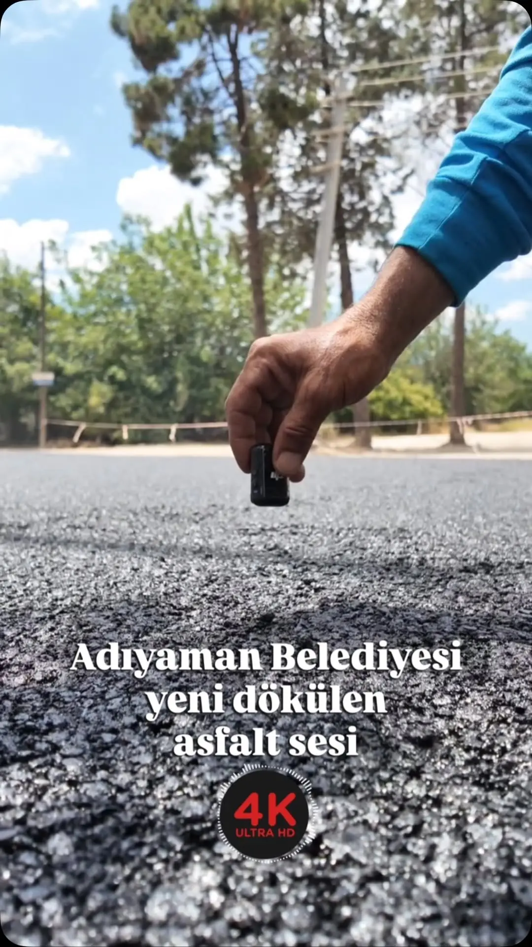 Adıyaman Belediyesi Yeni Dökülen Asfalt Sesini Tanıttı