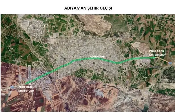 Adıyaman'da Atatürk Bulvarı Yan Yolları Yenileniyor