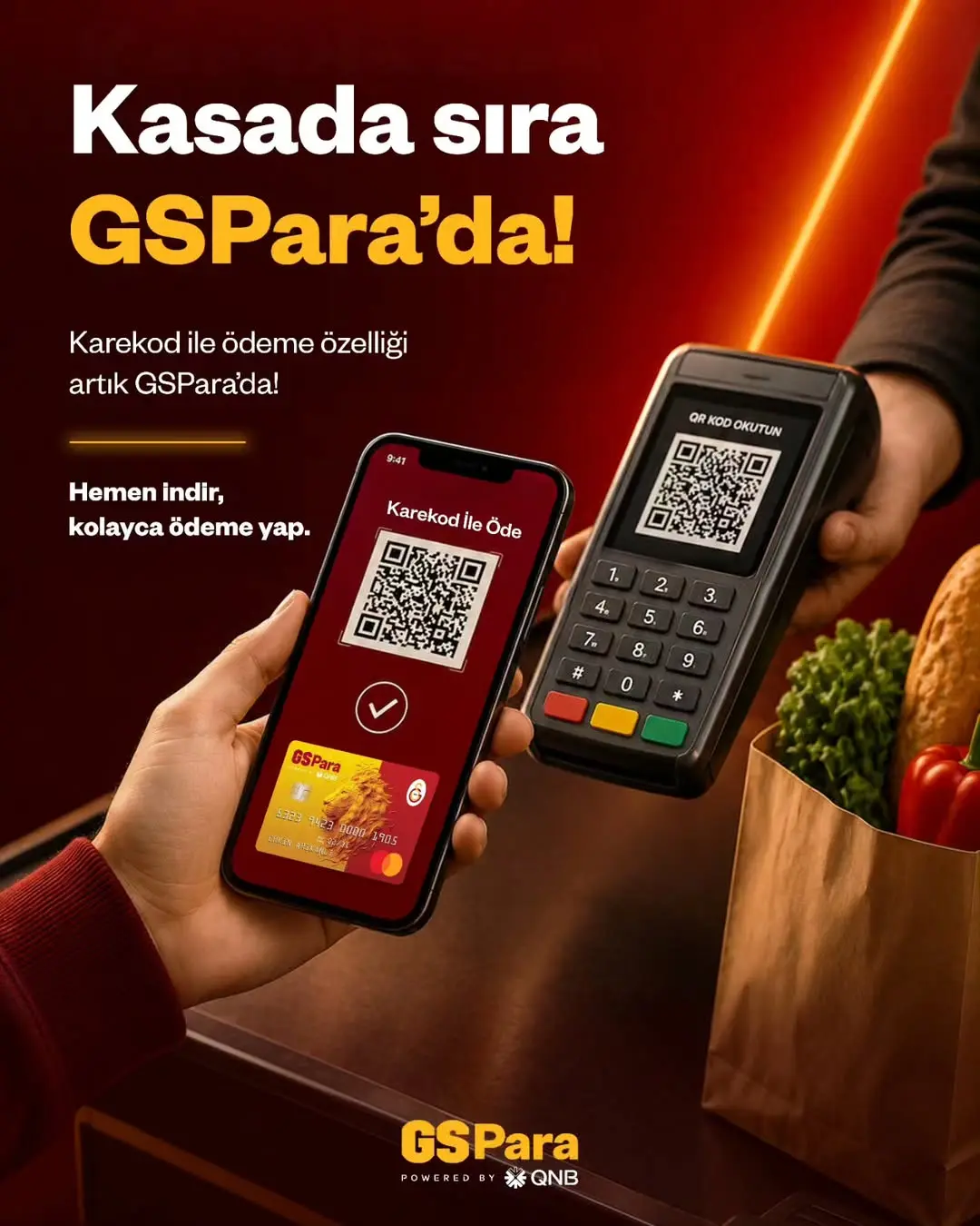 Galatasaray GSPara İle Karekod Ödeme Kolaylığı Sunuyor
