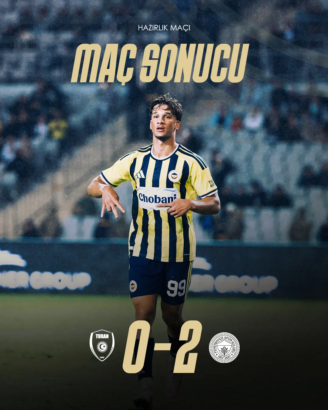 Fenerbahçe, Turan Tovuz Hazırlık Maçını Kante ve Balta'nın golleriyle 2-0 Kazandı