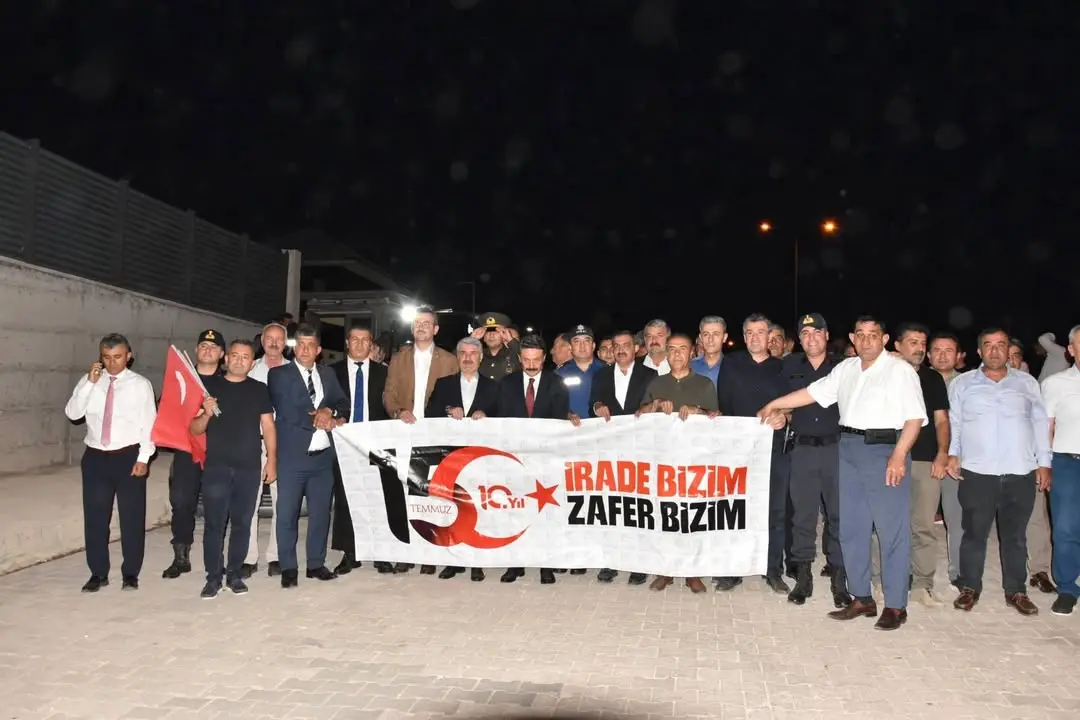 Besni Belediyesi'nin 15 Temmuz Etkinliklerine Katılımı