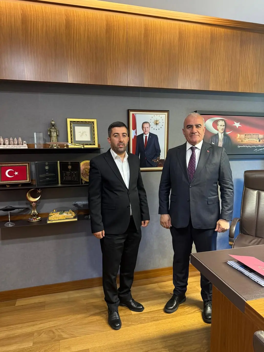 TBMM'de Adıyaman Ses Haber İnternet Sitesi İmtiyaz Sahibi Mustafa Alkuş'u Ağırladı