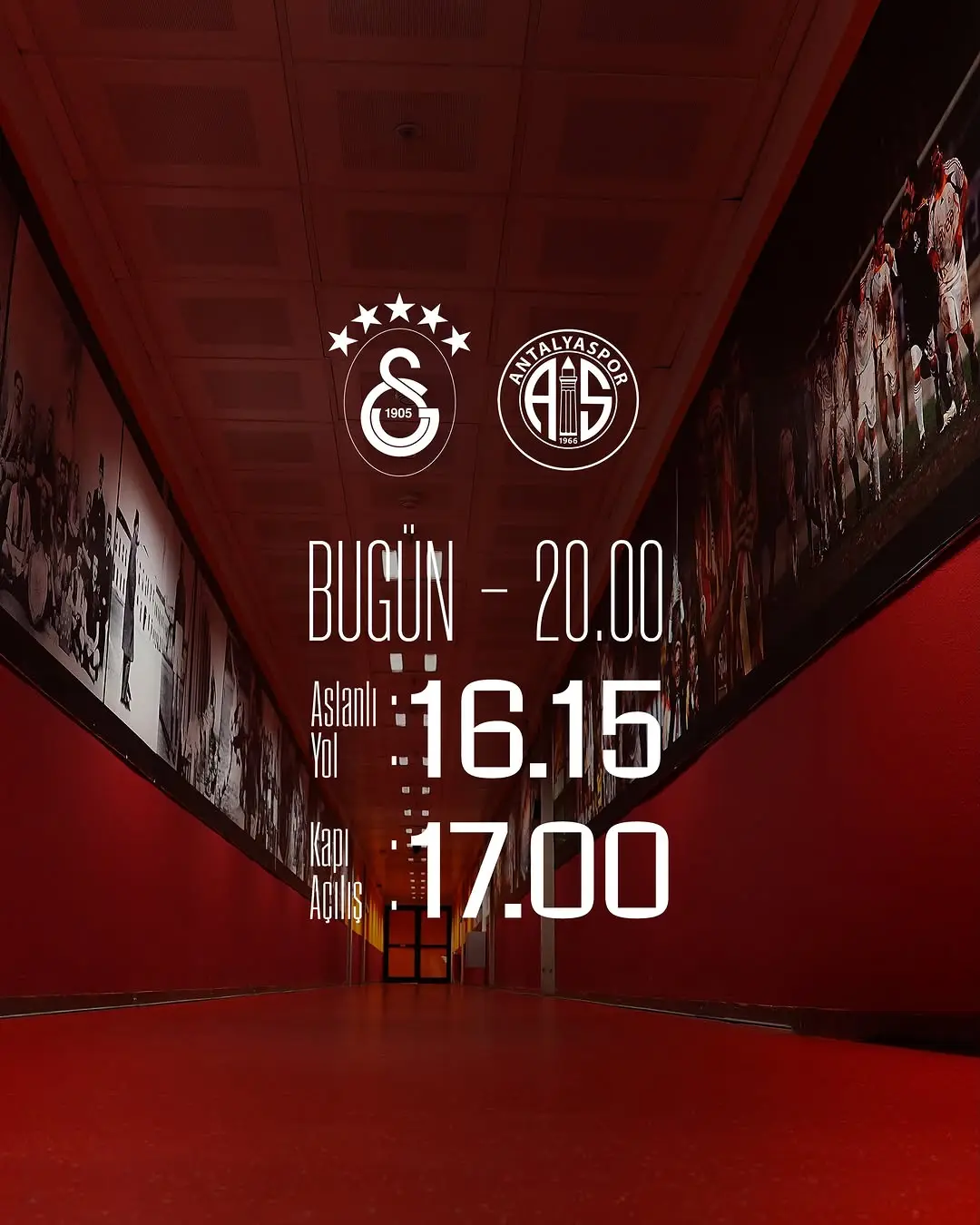 Galatasaray'ın H. Antalyaspor Maçı İçin Stadyum Bilgileri