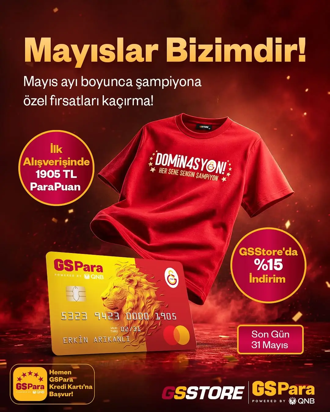 Galatasaray'dan Şampiyon Taraftara 5 Yıldızlı Kampanya!