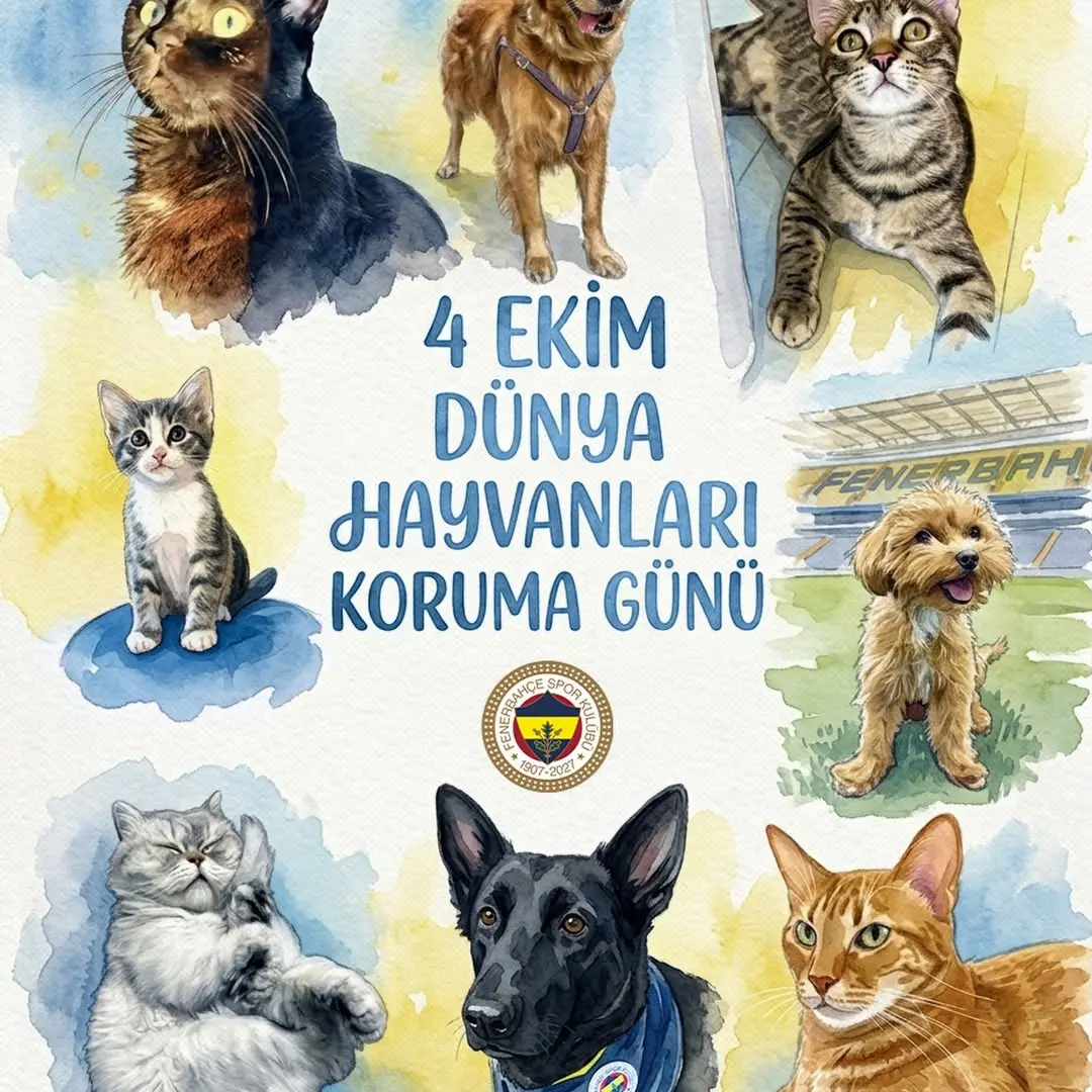 Bugün 4 Ekim Dünya Hayvanları Koruma Günü
