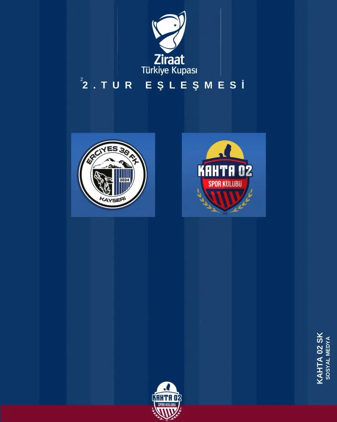 Kahta02 Spor Kulübü Ziraat Türkiye Kupası 2. Eleme Turu Rakibini Açıkladı