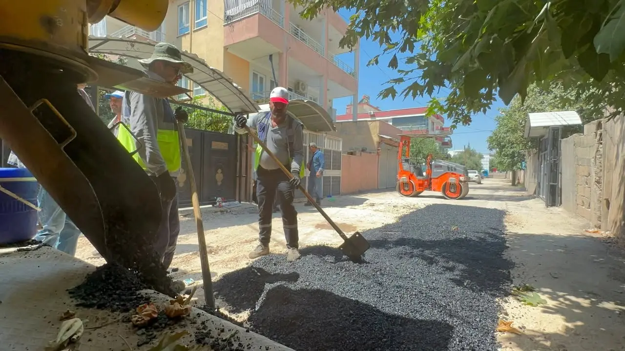 Adıyaman Belediyesi Fen İşleri Müdürlüğü'nden Altyapı Çalışmaları