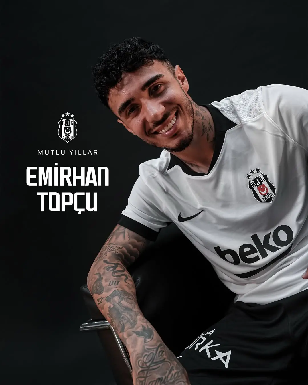 Beşiktaş JK Futbolcusu Emirhan Topçu'nun Doğum Günü Kutlandı