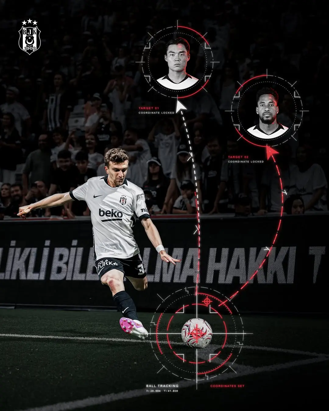 Beşiktaş JK Resmi Instagram Hesabı'ndan Adrese Teslim Açıklaması