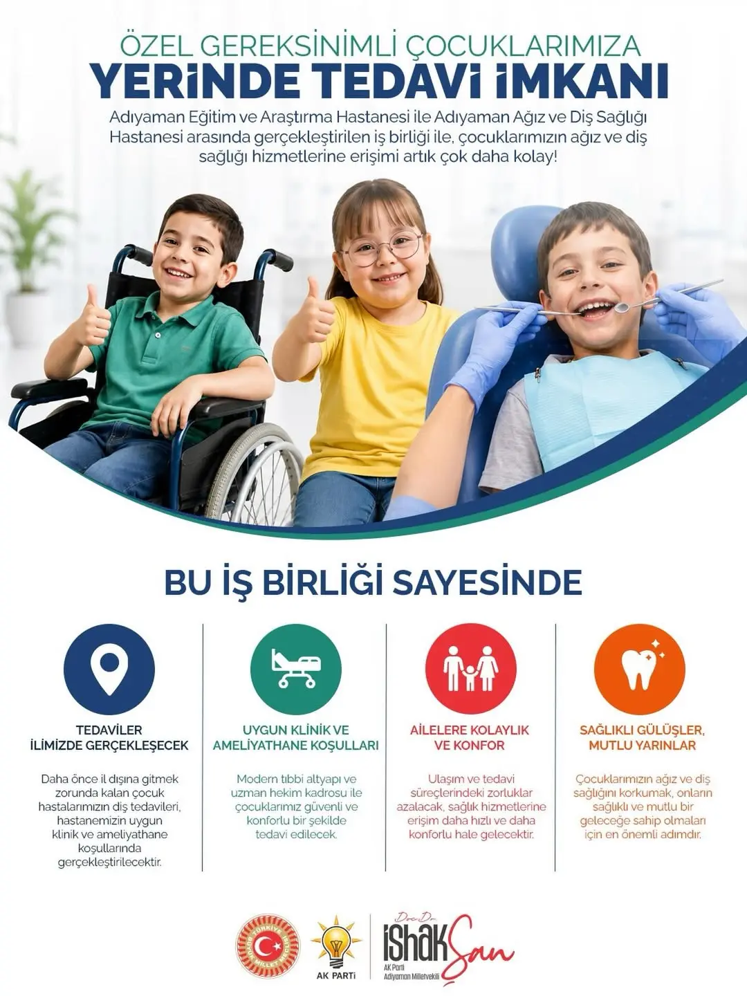 Adıyaman'da Çocukların Diş Sağlığı İçin Önemli İş Birliği Protokolü İmzalandı