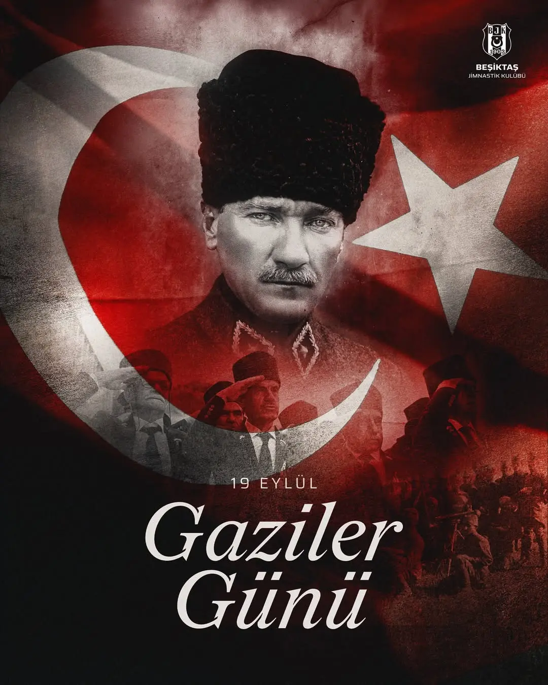19 Eylül Gaziler Günü'nde Atatürk ve Kahraman Gazilere Şükranlar