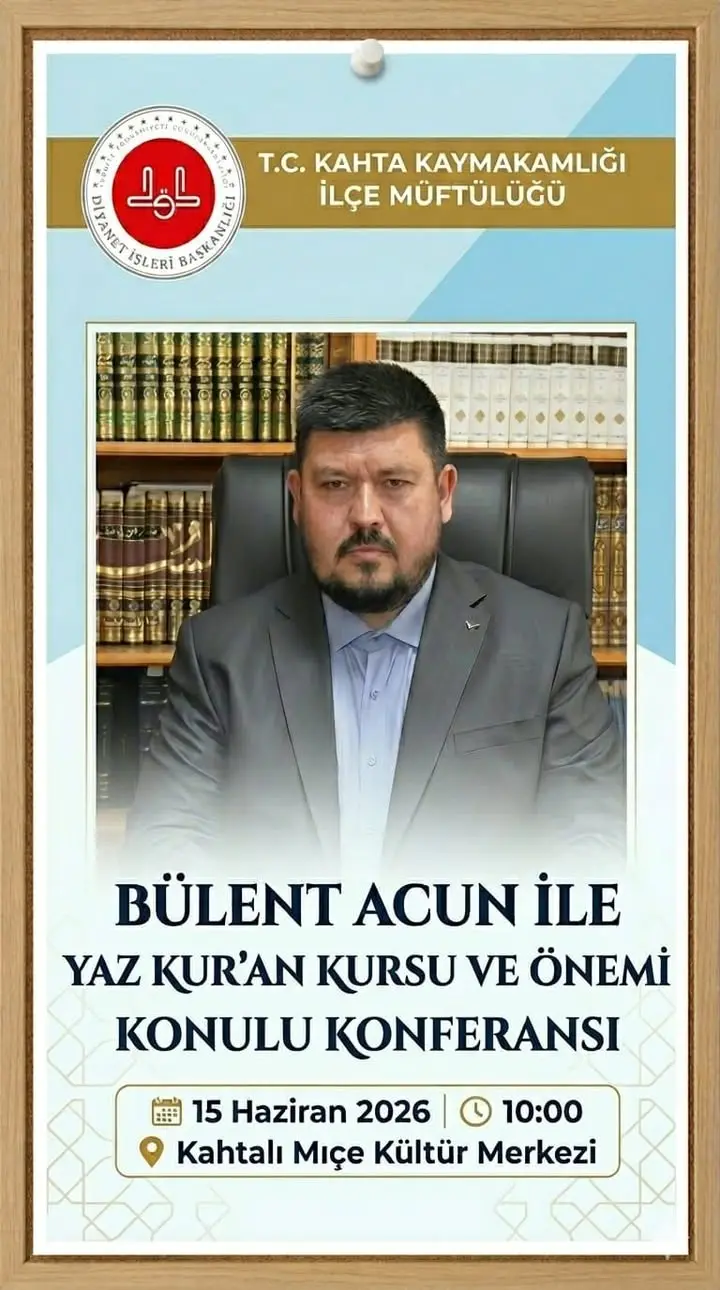 Kahta Müftülüğü'nden Yeni Bir Paylaşım