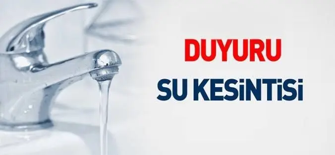 Besni Belediyesi'nden Su Kesintisi Duyurusu