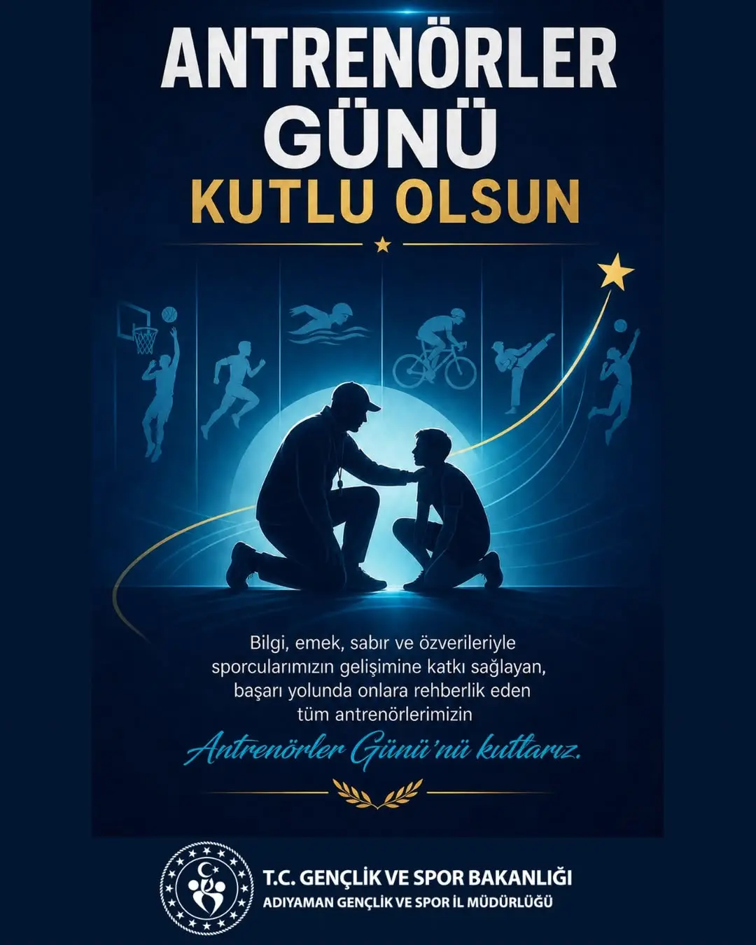 Antrenörler Günü Kutlaması Adıyaman Gençlik ve Spor İl Müdürlüğü'nden