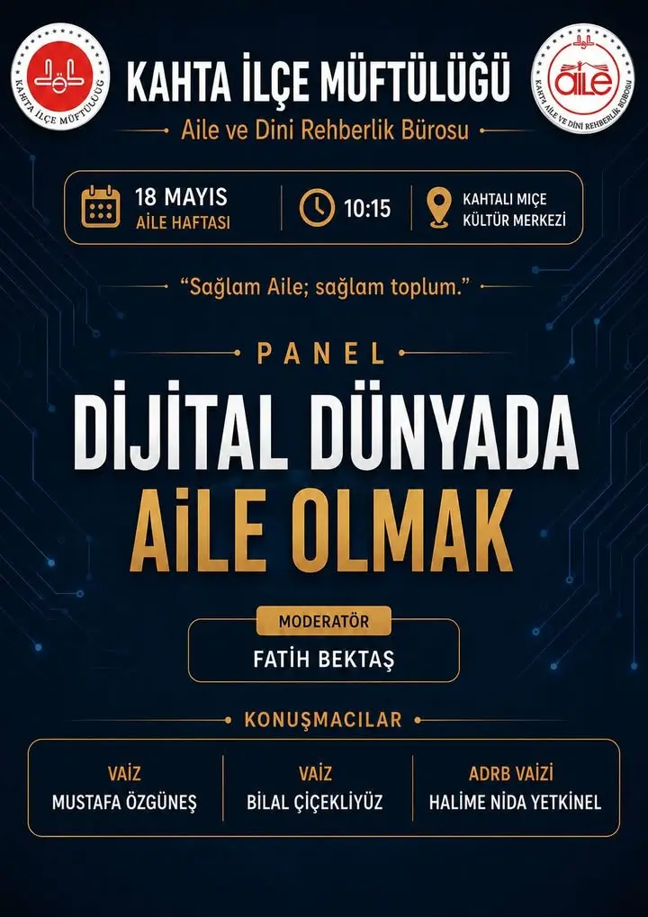 Adıyaman Kahta Müftülüğü Aileyi Koruma Adına Evliliğe Hazırlık Seminerleri Düzenliyor