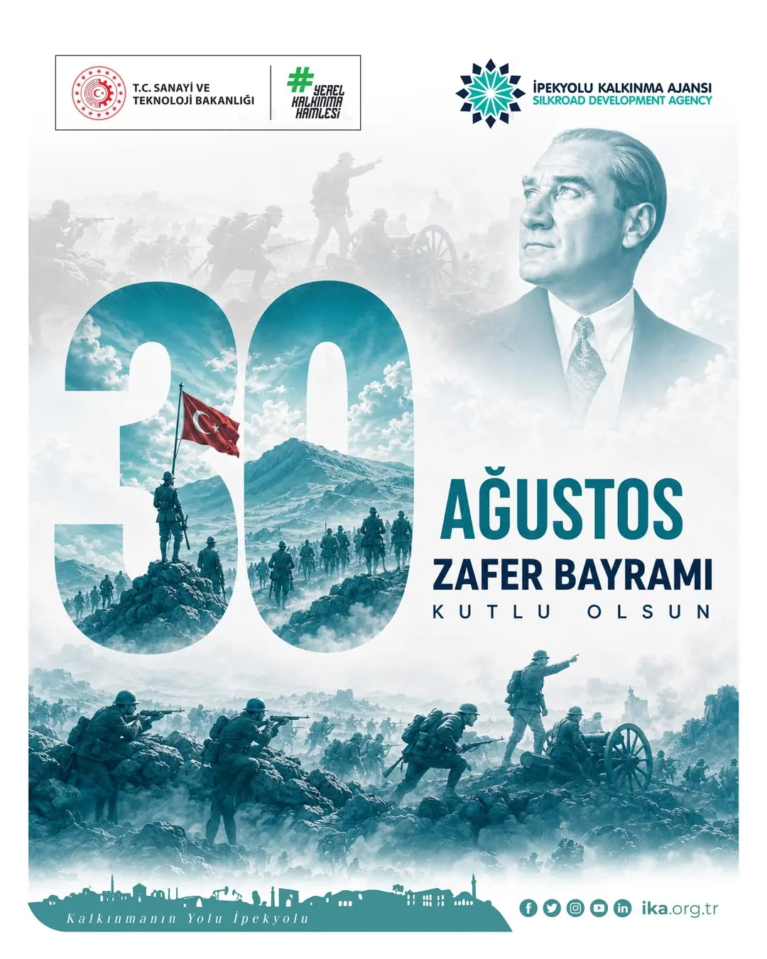 Büyük Taarruz'un 104. Yılında Atatürk'ü ve Kahramanları Anma Mesajı