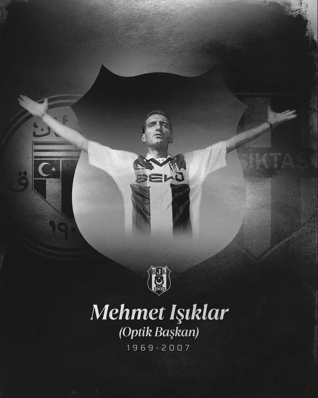 Beşiktaş JK Tribün Emekçisi Mehmet Işıklar'ı Unutmayacak