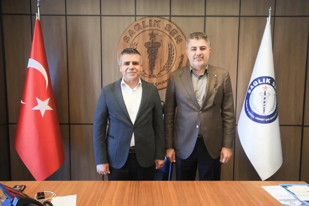 Sağlık-Sen Genel Başkan Yardımcısı Yasin Barutçu'ya Ziyaret