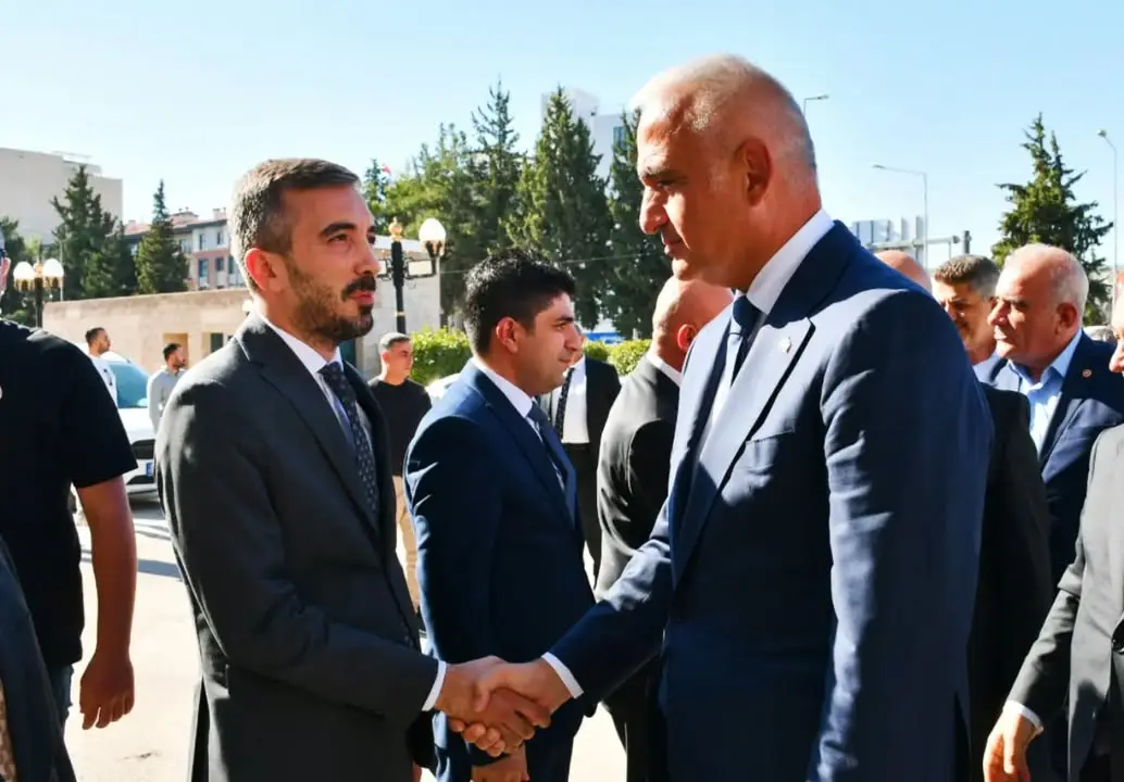 ATSO Başkanı Mehmet Torunoğlu, Kültür ve Turizm Bakanı Mehmet Nuri Ersoy'u Adıyaman'da Karşıladı