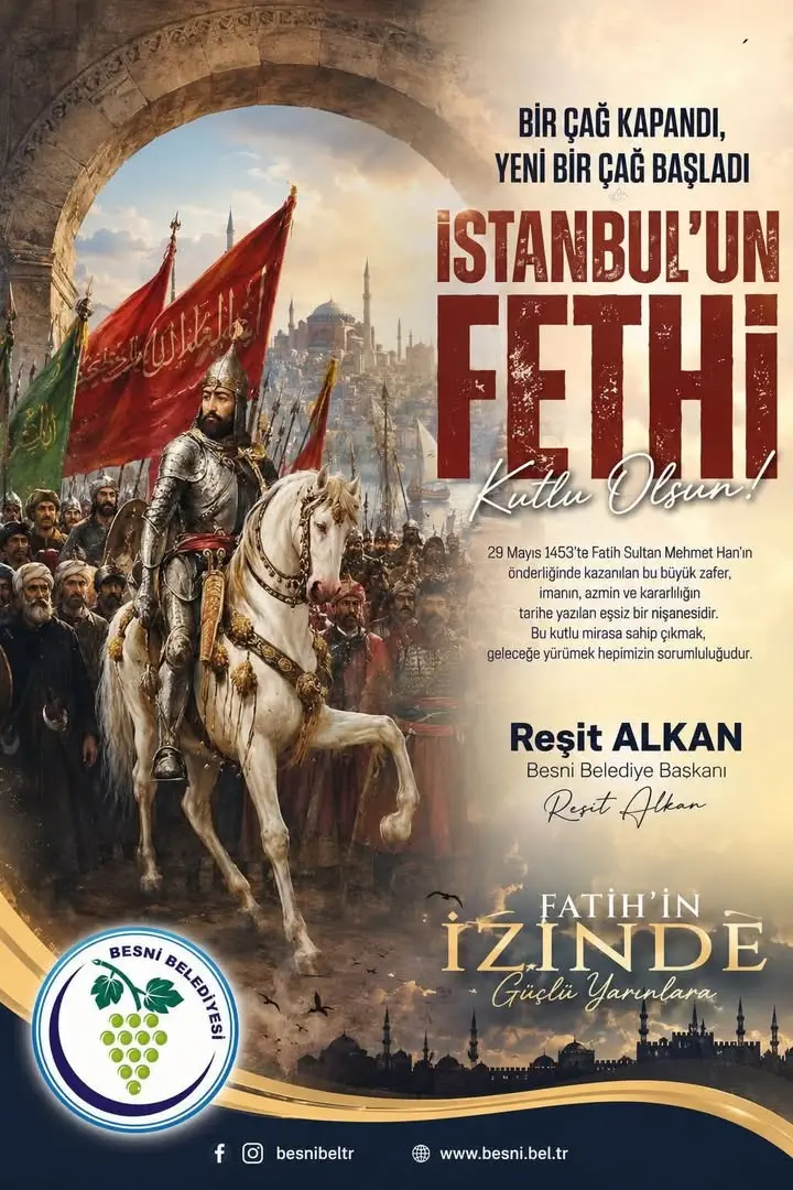 Fatih Sultan Mehmed Han'ın İstanbul'u Fethi'nin 573. Yılı Kutlu Olsun