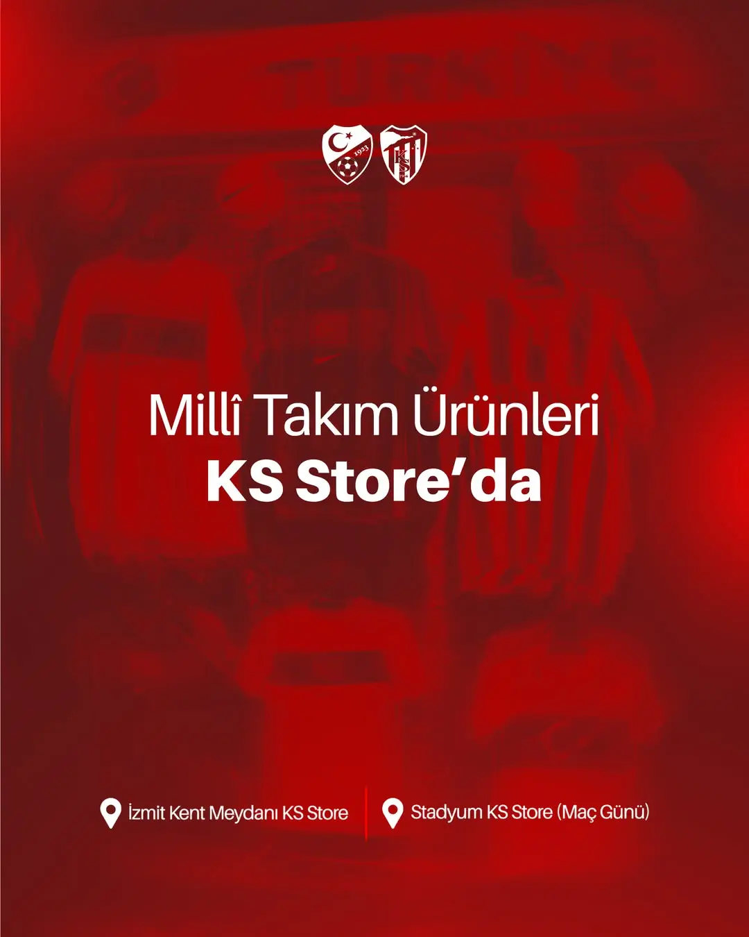 Millî Takım Ürünleri KS Store'da Satışta!