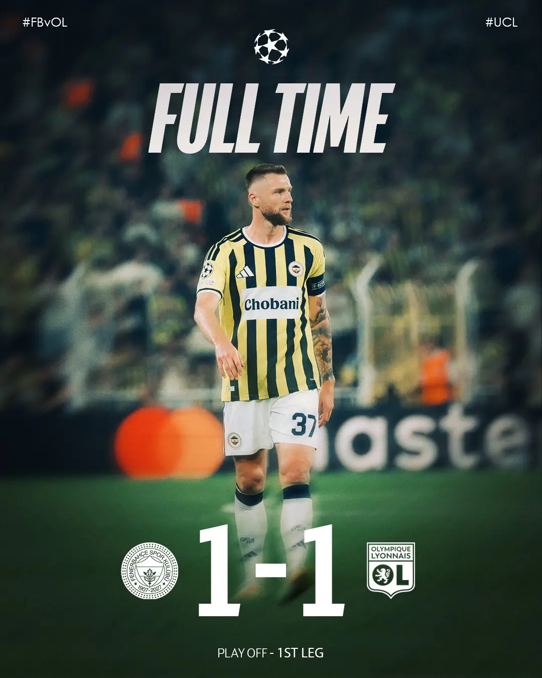 Fenerbahçe - Olympique Lyon Maçı Berabere Sonuçlandı