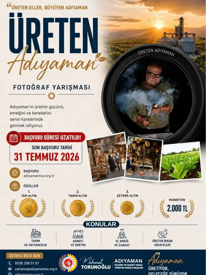 Adıyaman Ticaret ve Sanayi Odası Fotoğraf Yarışması İçin Başvuru Süresini Uzattı