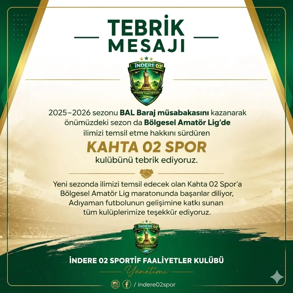 Kahta 02 Spor Kulübü'nün BAL Ligi'nde Adıyaman'ı Temsil Edecek Olması Kutlandı