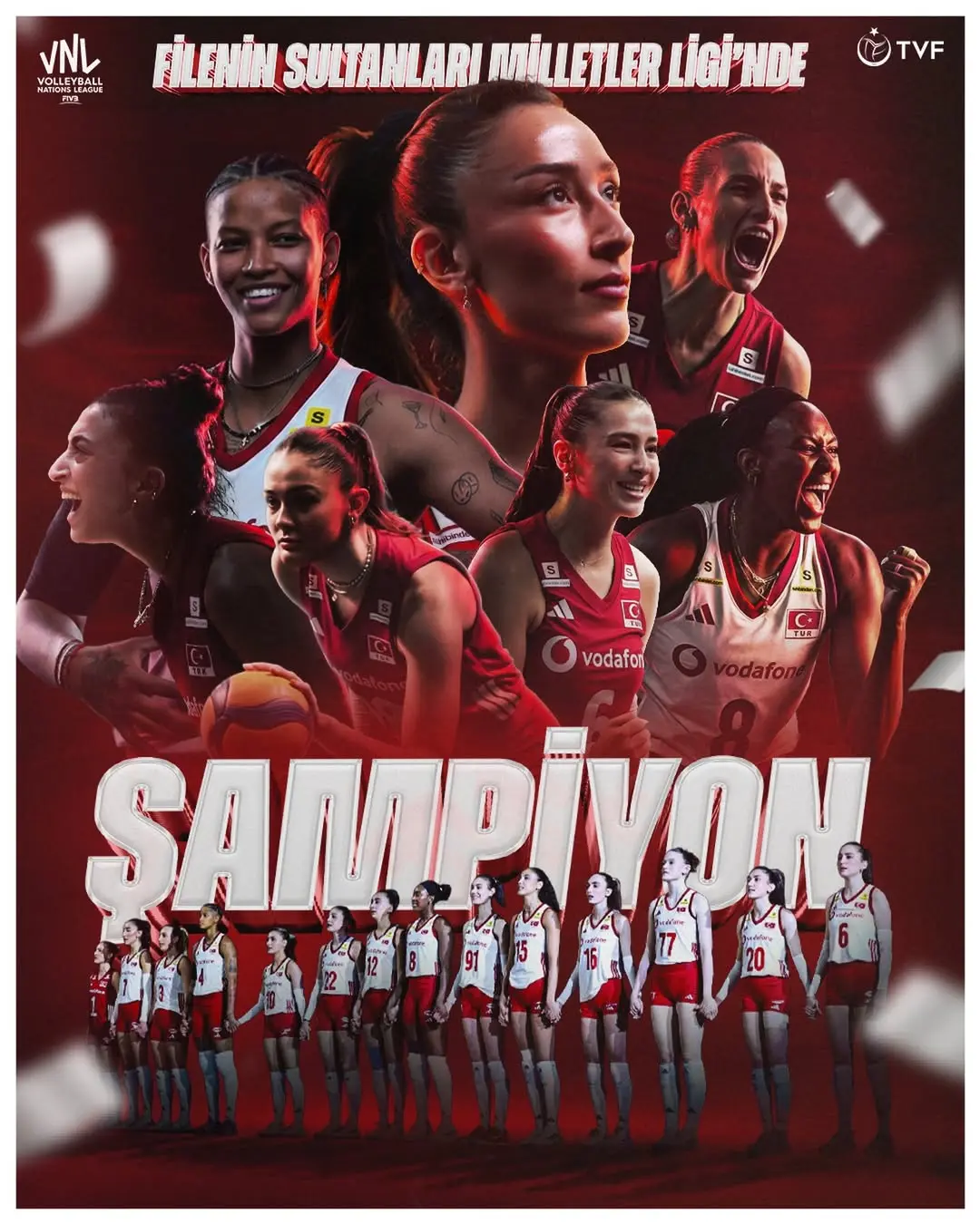🇹🇷🏆 Şampiyonlar, bir kez daha tarih yazdınız!...