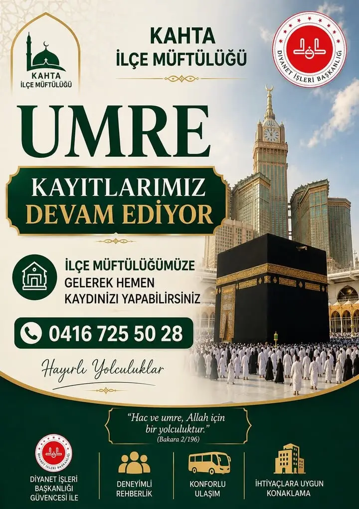 Kahta Müftülüğü'nden Bir Paylaşım