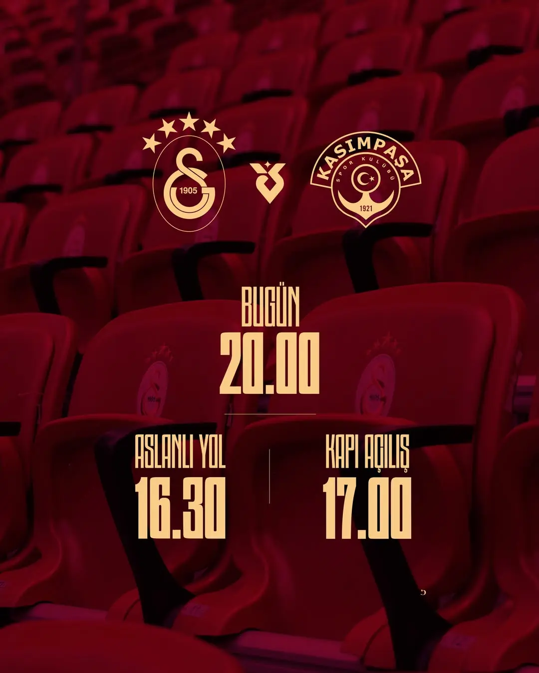 Galatasaray'ın Kasımpaşa Maçı İçin Stadyum Bilgileri