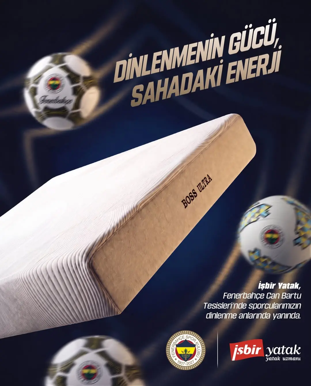 Fenerbahçe Can Bartu Tesisleri'nde Yenilenen Yataklar Sporculara Sağlıklı Uyku Sunuyor