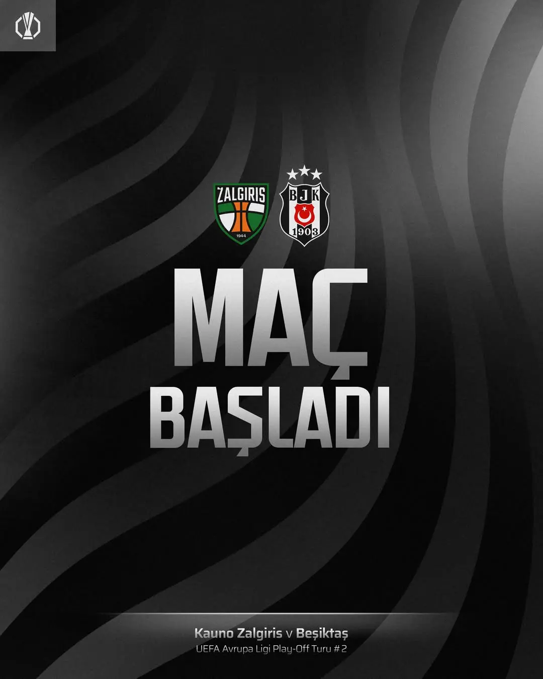 Beşiktaş UEFA Avrupa Ligi Play-Off Turu İkinci Maçında!