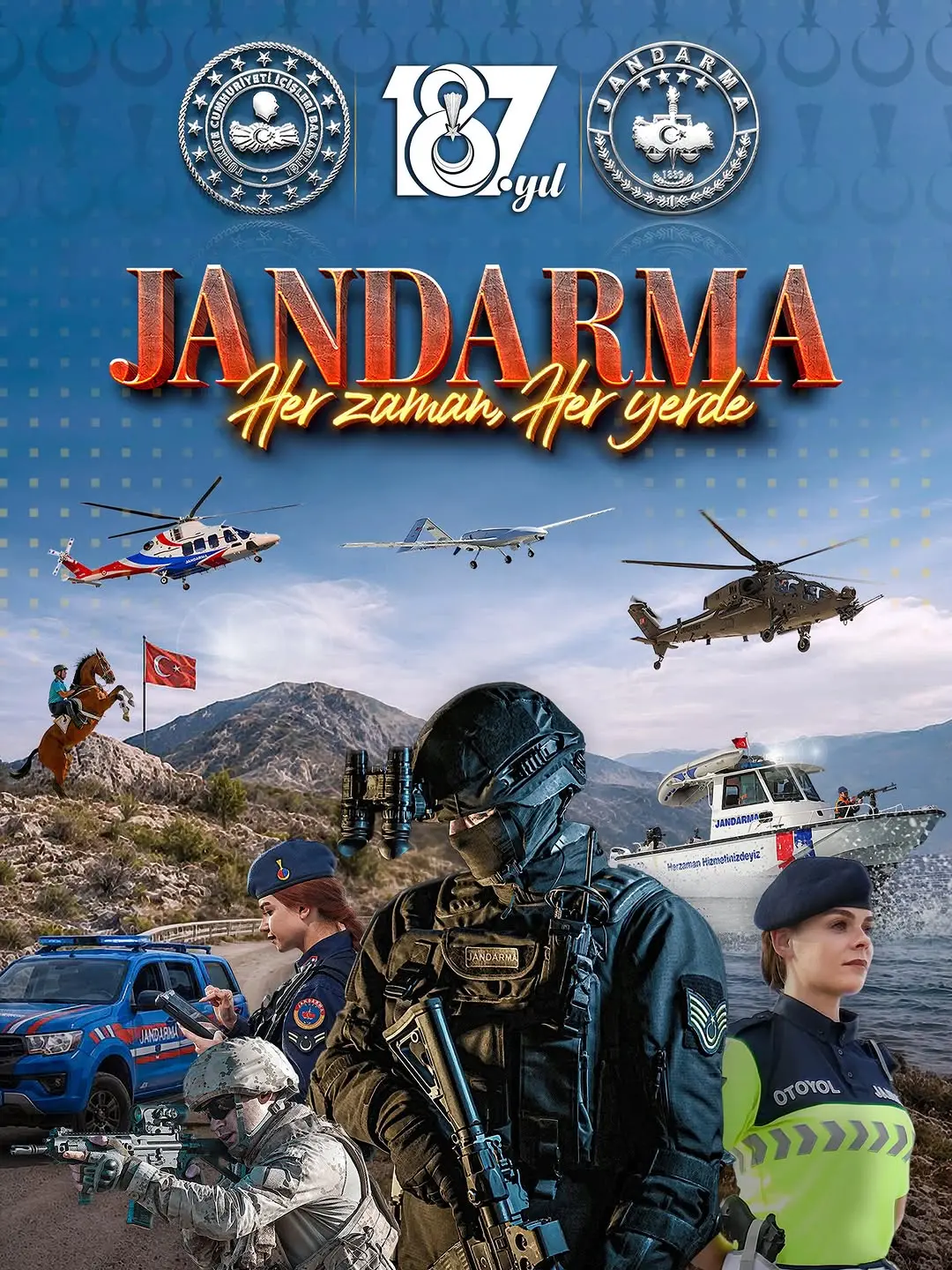 Jandarma Teşkilatı'nın 187. Yılı Kutlamaları